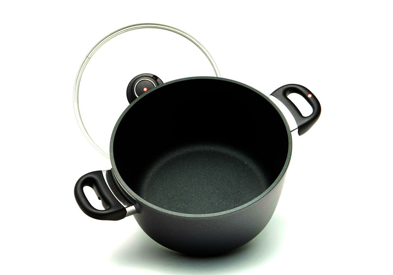 Swiss Diamond HD 5.2L 24cm Nonstick Casserole with Glass Lid