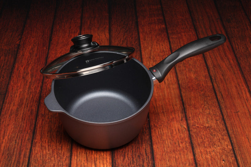 Swiss Diamond HD 3L 20cm Nonstick Saucepan with Glass Lid