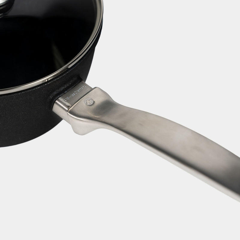 CXD Induction 18x9.5cm 2L saucepan with glass vented lid