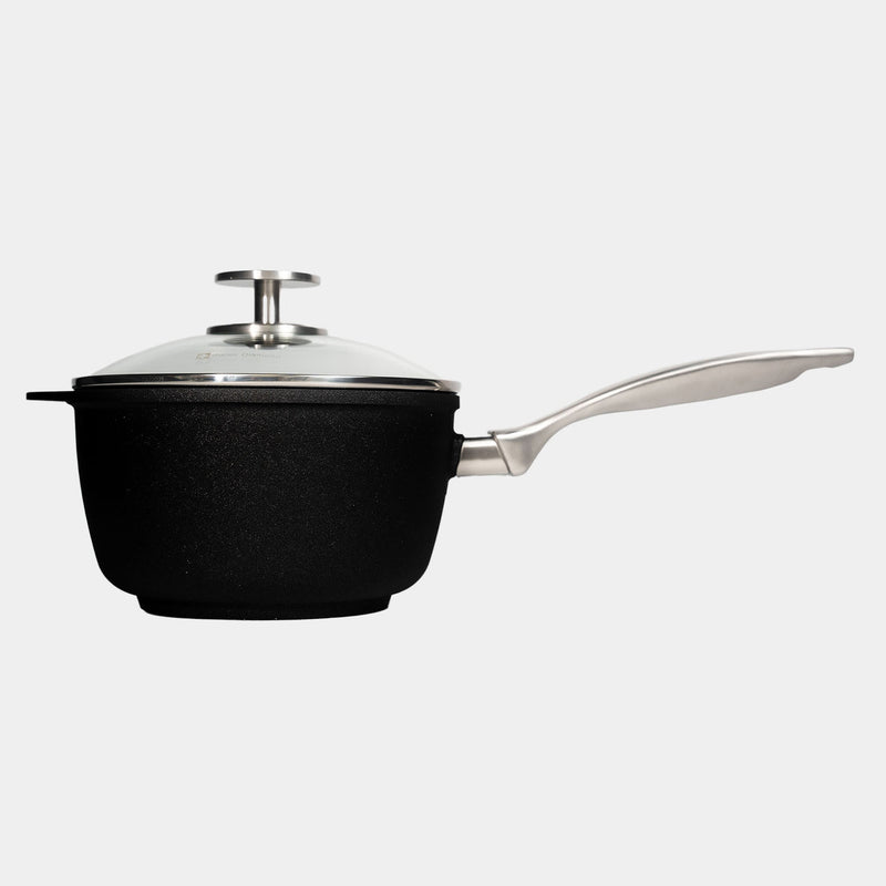 CXD Induction 18x9.5cm 2L saucepan with glass vented lid