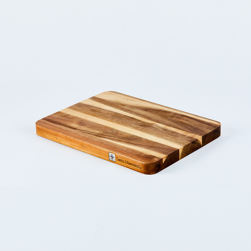 SWISS DIAMOND DLX  LONG-GRAIN ACACIA CUTTING BOARD 40x30x3CM
