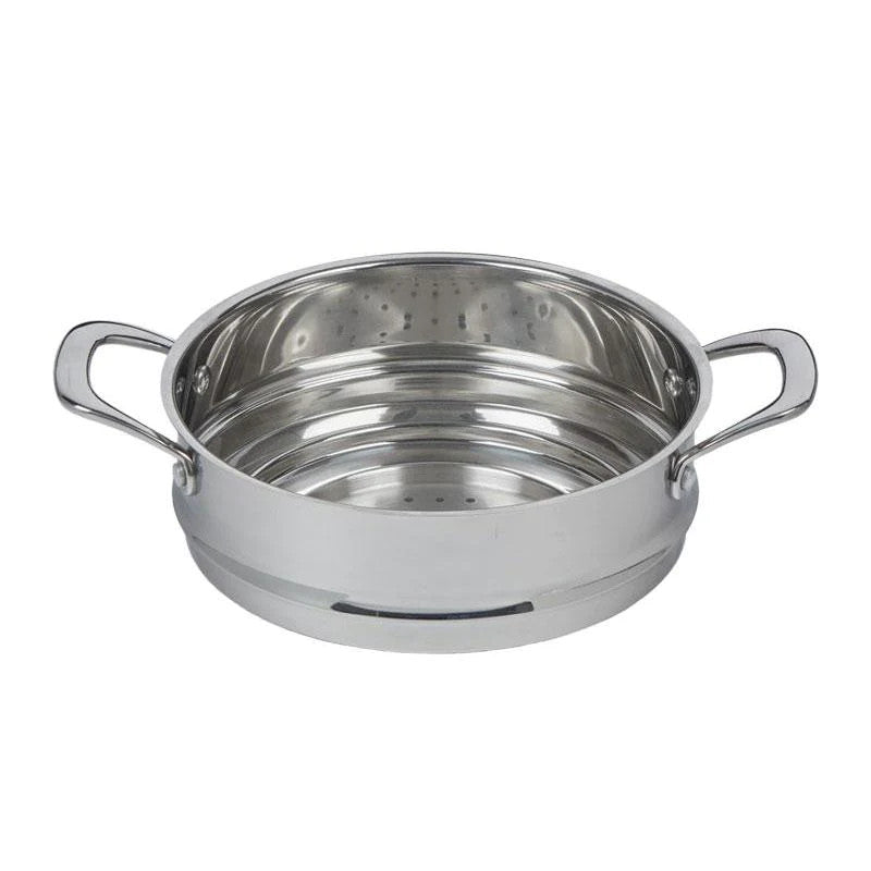 PREMIUM STEEL Universal Step Steamer - Suits 16/18/20cm + LID