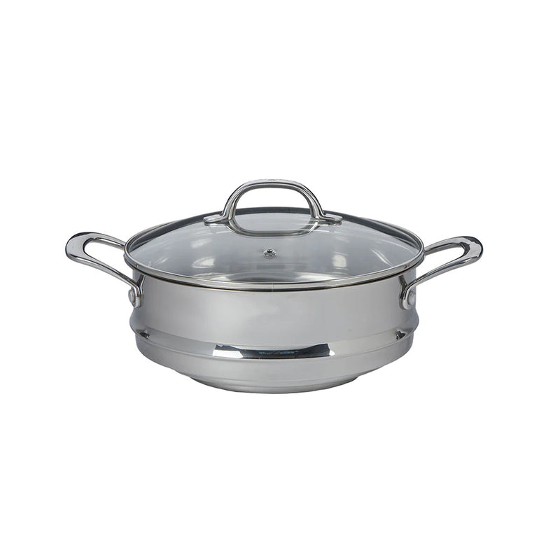 PREMIUM STEEL Universal Step Steamer - Suits 16/18/20cm + LID