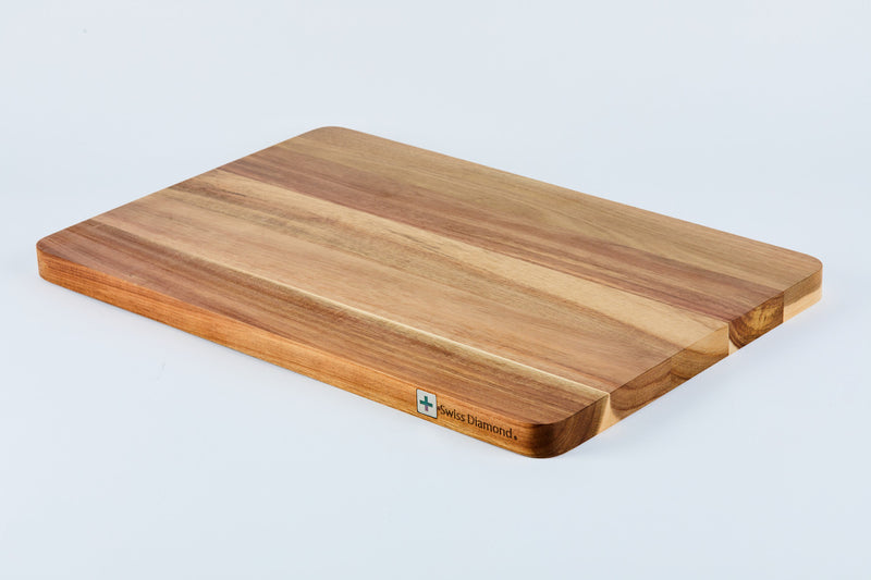 SWISS DIAMOND DLX LONG-GRAIN ACACIA CUTTING BOARD 60x40x3CM