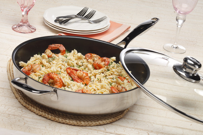 5L (32cm) Qt Saute Pan with Lid | Nonstick Clad