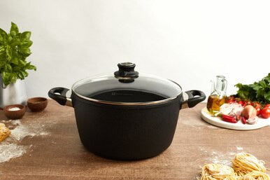 XD Induction Nonstick Stock Pot with Lid - 28cm X 15cm 8L