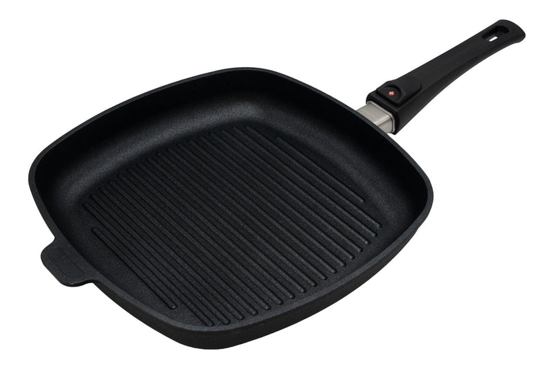XD Induction 28 x 4cm square GRILL PAN w/Detachable Handle